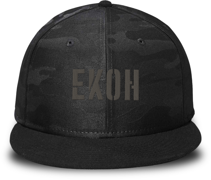 Ekoh Snapback - Black Camo/Grey