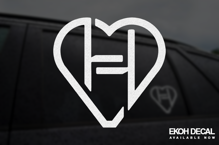 Heartagram Vinyl Sticker Decal