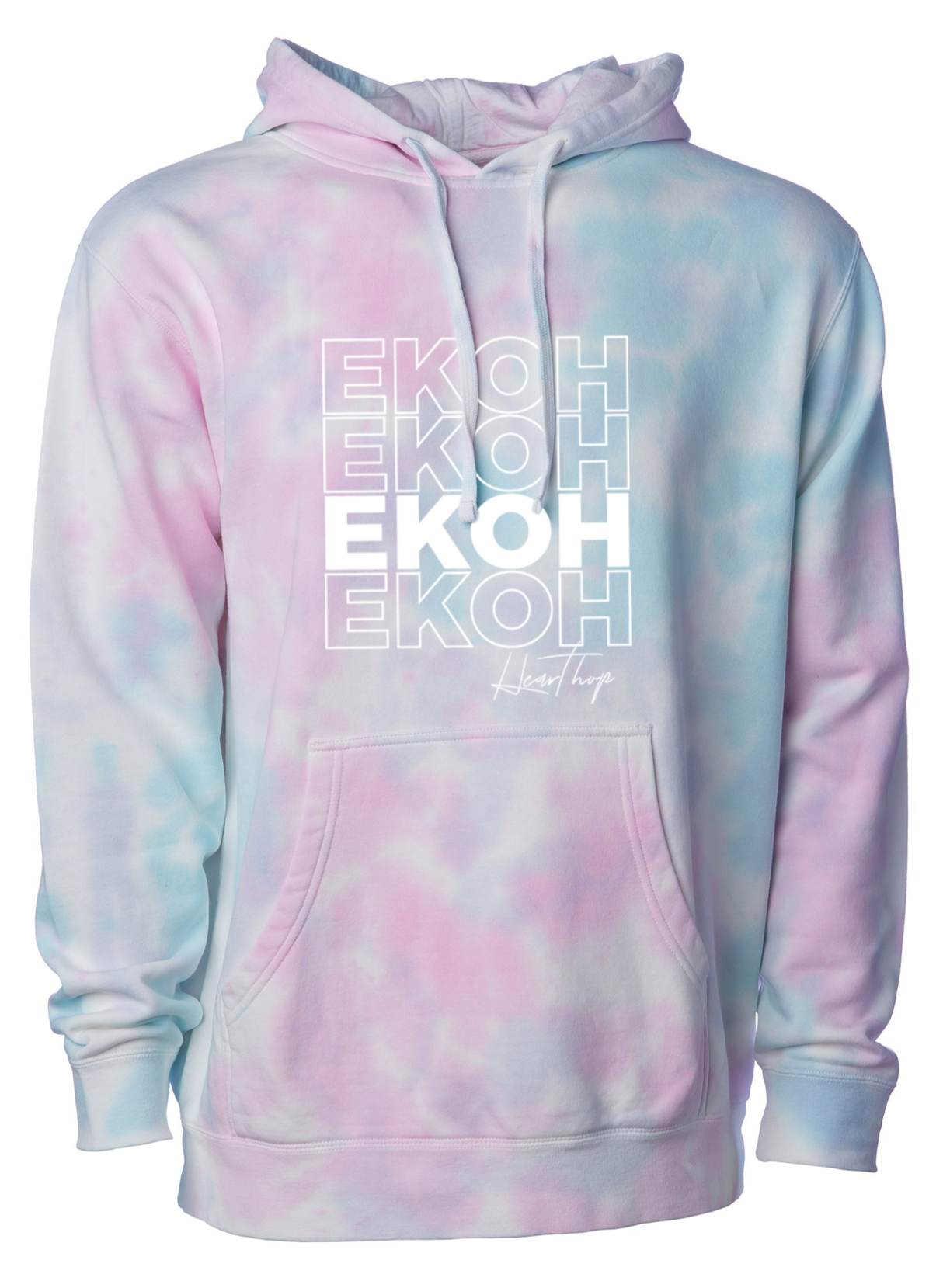 EKOH Tie Dye Hoodie- Cotton Candy